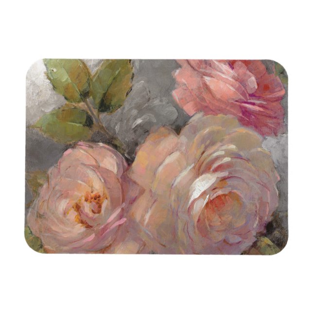 Magnet Flexible Roses avec gris (Horizontal)