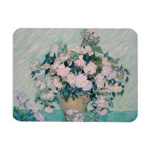 Magnet Flexible Roses blanches-1890-Vincent van Gogh