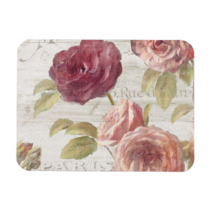 Magnet Flexible Roses de Français de rose en pastel
