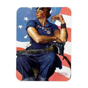 Magnet Flexible Rosie the Riveter