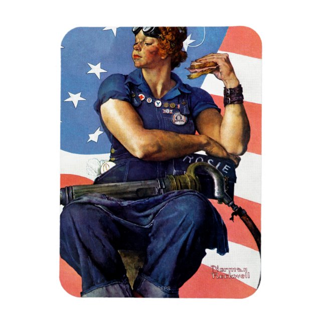 Magnet Flexible Rosie the Riveter (Vertical)