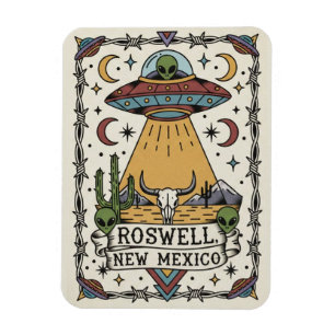 Magnet Flexible Roswell Nouveau-Mexique Alien