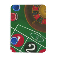 Roulette Table avec puces et roue