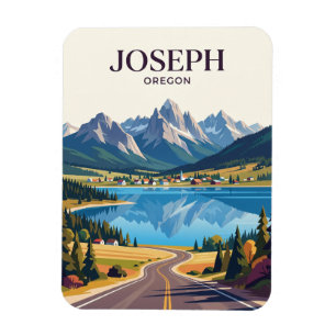 Magnet Flexible Route de la montagne Wallowa USA