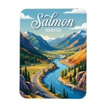 Route panoramique de la Salmon River Idaho
