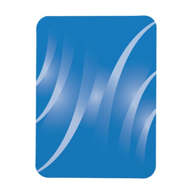 Magnet Flexible routes en bleu (Vertical)