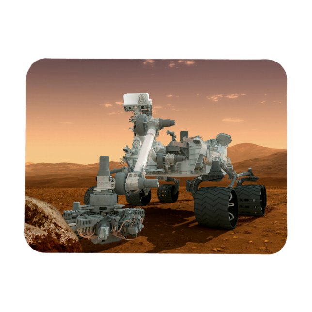 Magnet Flexible Rover Curiosity Du Laboratoire Scientifique Mars.  (Horizontal)