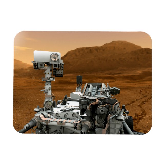 Magnet Flexible Rover Curiosity Du Laboratoire Scientifique Mars.  (Horizontal)