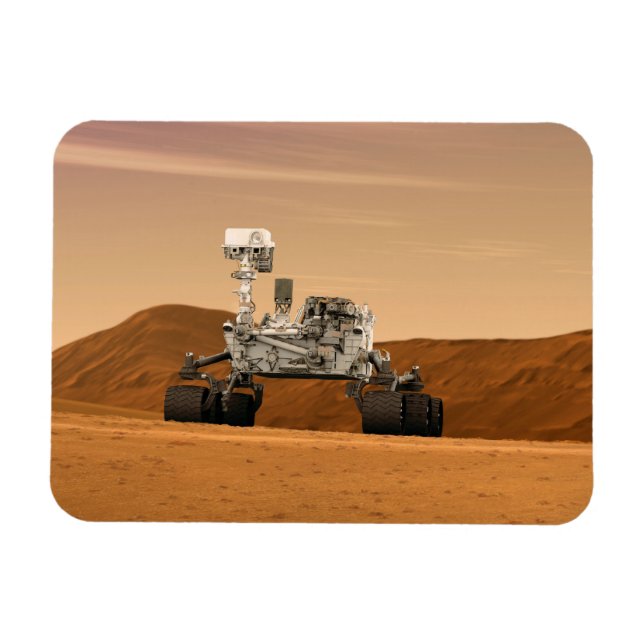 Magnet Flexible Rover Curiosity Du Laboratoire Scientifique Mars.  (Horizontal)