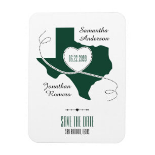 Magnet Flexible Ruban de curling Texas vert foncé Enregistrer la d
