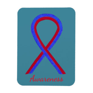 Magnet Flexible Ruban de sensibilisation bleu et rouge - Magazine