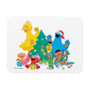Magnet Flexible Rue Sésame Amis de Noël