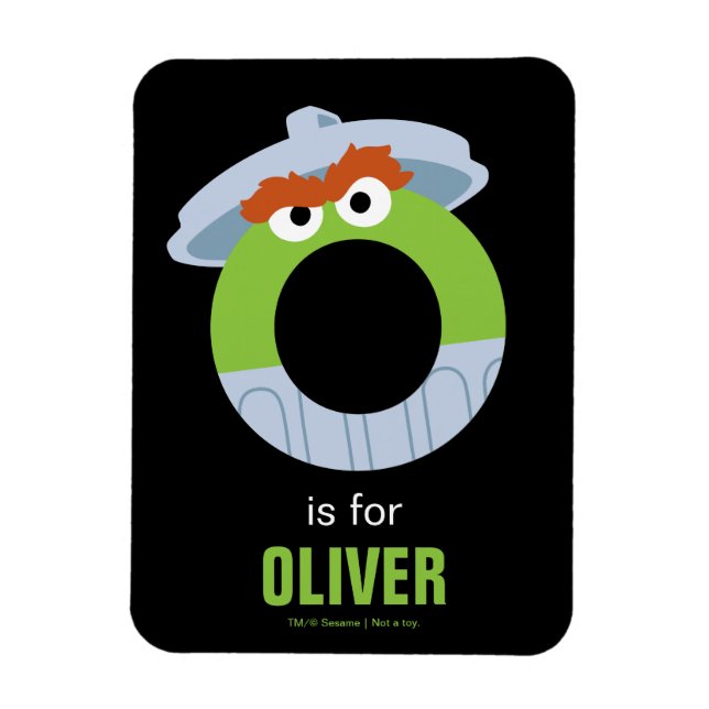 Magnet Flexible Rue Sésame | O est pour Oscar (Vertical)