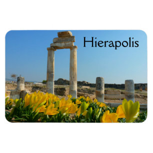 Magnet Flexible Ruines de Hierapolis, Pamukkale, Turquie
