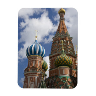 Magnet Flexible Russie, Moscou, Carré rouge. St Basil's 4