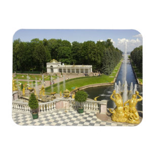 Magnet Flexible Russie. Petrodvorets. Palais Peterhof. Pierre le
