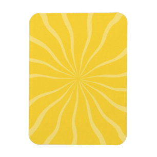 MAGNET FLEXIBLE SABLE ET MER CLAIR JAUNE SOLEIL SOLEIL RAYONS ÉT