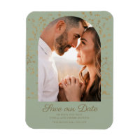 Sage Green Parties scintillant or Arch Dome Mariag