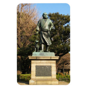 Magnet Flexible Saigo Takamori (Le Dernier Samurai) & Statue du Ch