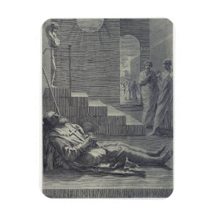 Magnet Flexible Saint Alexis de Rome Humilité sacrée Art
