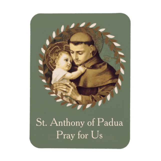 Magnet Flexible Saint Antoine de Padoue Baby Jesus (Vertical)