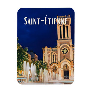 Magnet Flexible Saint-Étienne Photo Vintage