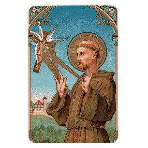 Magnet Flexible Saint François d'Assise, Pater Seraphicus (SAU 040
