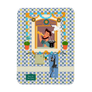 Magnet Flexible Saint John Portugais Festa Voisin