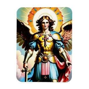 Magnet Flexible Saint Michael flexible Magnet, catholique