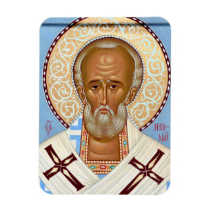 Magnet Flexible Saint Nicolas de Myre Art Orthodoxe Premium