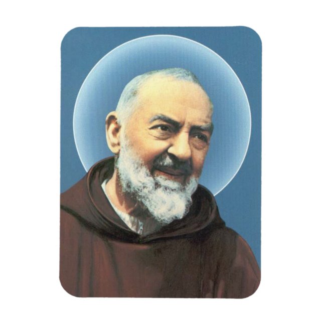 Magnet Flexible Saint Padre Pio aimnet flexible (Vertical)