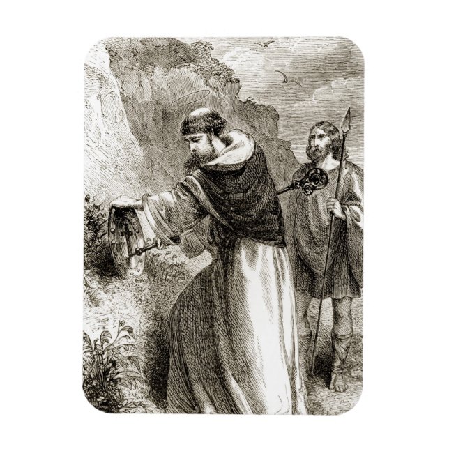 Magnet Flexible Saint Patrick marquant le bouclier de Connal avec  (Vertical)