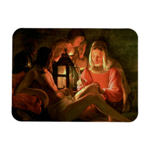 Magnet Flexible Saint Sébastien soigné par la Sainte-Femme (huile