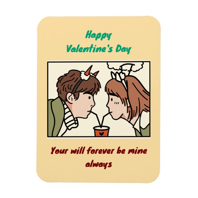 Magnet Flexible Saint Valentin (Vertical)