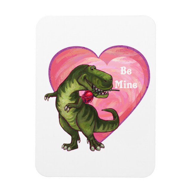 Magnet Flexible Saint Valentin Tyrannosaurus (Vertical)