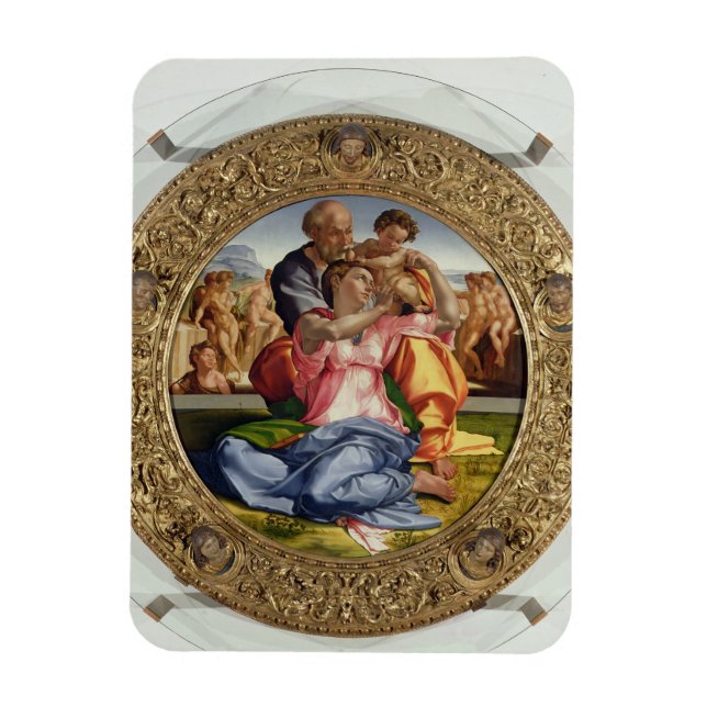 Magnet Flexible Sainte Famille avec Saint Jean (Doni Tondo), 1504- (Vertical)