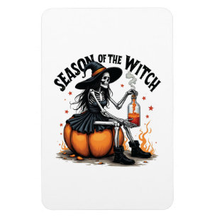 Magnet Flexible Saison De La Sorcière Éffrayante Hallowee Wtich