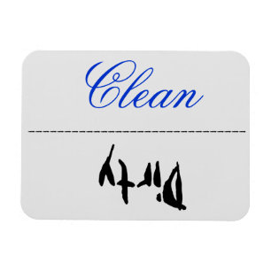 Magnet Flexible Sale propre d'aimant de lave-vaisselle