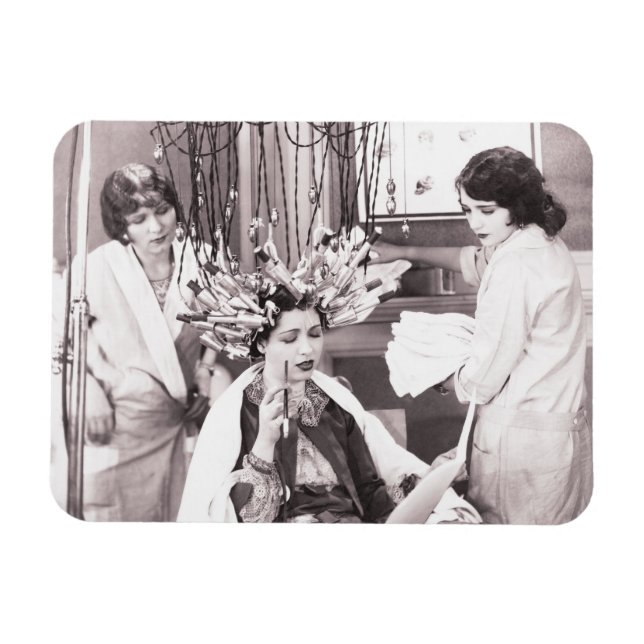 Magnet Flexible Salon de coiffure rétro (Horizontal)