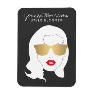 Magnet Flexible Salon des cheveux, Blogger de style, Beauté Girl g