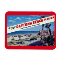 Salutations de Daytona Beach, Florida Vintage Post