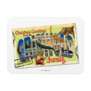 Magnet Flexible Salutations de Noël de la famille Griswold