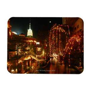 Magnet Flexible San Antonio Riverwalk la nuit
