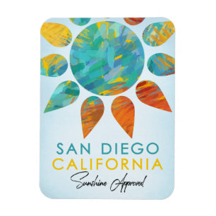 Magnet Flexible San Diego California Sunshine Travel
