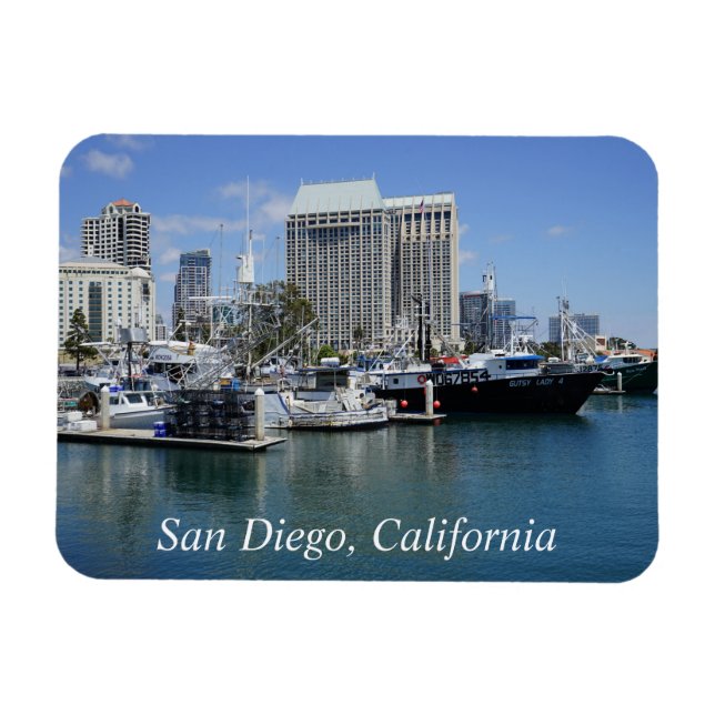 Magnet Flexible San Diego, Californie (Horizontal)