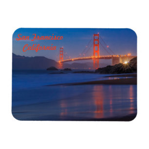 Magnet Flexible San Francisco Californie Golden Gate Bridge