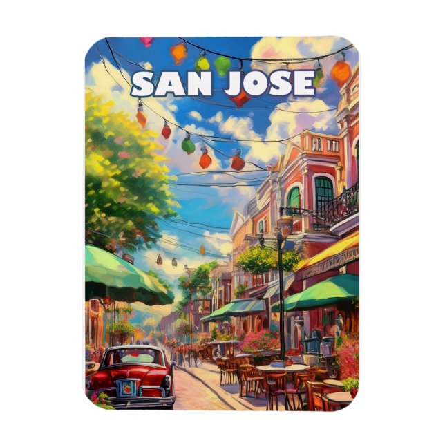 Magnet Flexible San José, the vibrant heart of Costa Rica (Vertical)
