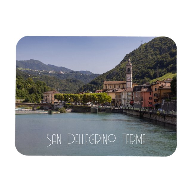 Magnet Flexible San Pellegrino Terme, Lombardie, Italie (Horizontal)