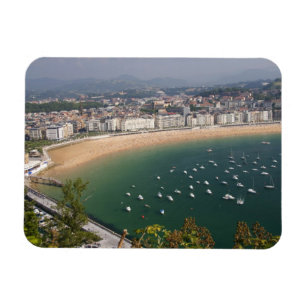 Magnet Flexible San Sebastian, Espagne. La ville basque de San