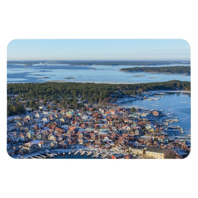 Magnet Flexible Sandhamn, archipel de Stockholm, Suède (Horizontal)